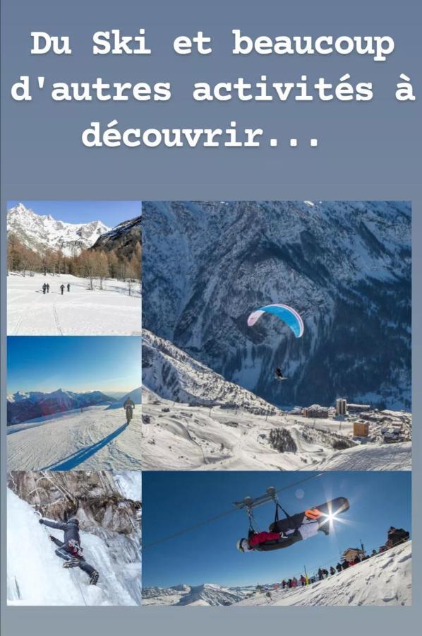 Ferienwohnung Orcieres Rond Point Des Pistes, Front De Neige Exterior foto